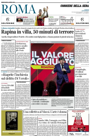 Corriere della Sera (Roma) - 10 апр. 2024