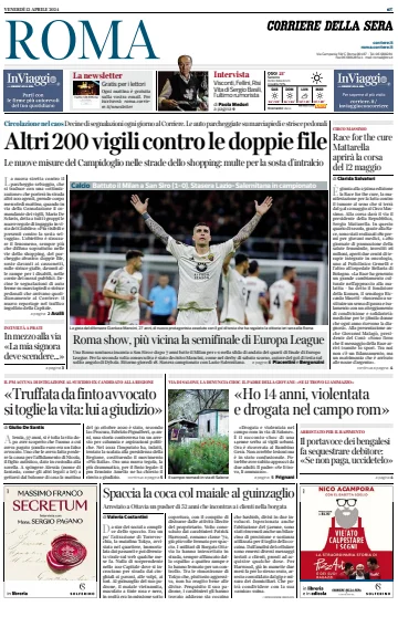 Corriere della Sera (Roma) - 12 апр. 2024