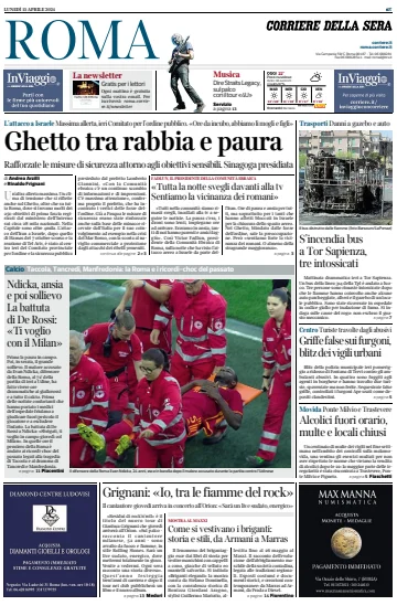 Corriere della Sera (Roma) - 15 Apr. 2024
