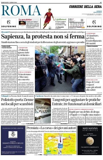 Corriere della Sera (Roma) - 17 апр. 2024