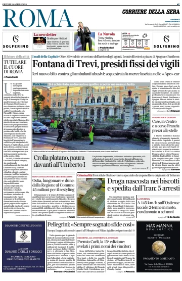 Corriere della Sera (Roma) - 18 Apr. 2024