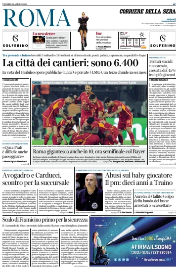 Corriere della Sera (Roma) - 19 Apr. 2024