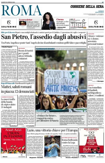 Corriere della Sera (Roma) - 20 апр. 2024