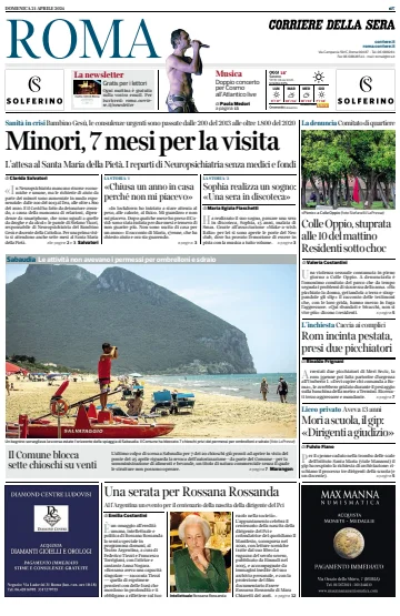 Corriere della Sera (Roma) - 21 апр. 2024