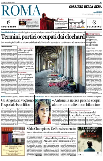 Corriere della Sera (Roma) - 22 апр. 2024
