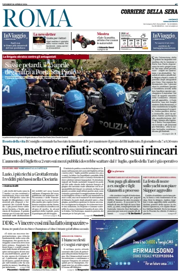 Corriere della Sera (Roma) - 26 апр. 2024