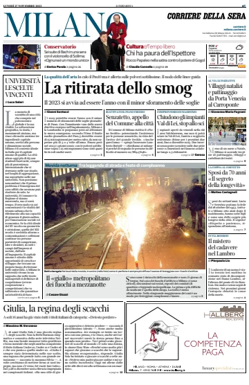 Corriere della Sera (Milano) - 27 Nov 2023