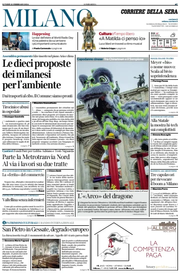 Corriere della Sera (Milano) - 12 Feb 2024