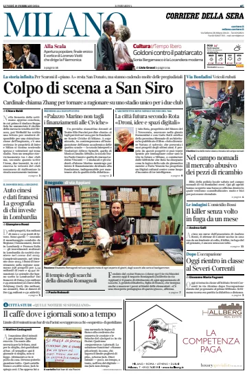 Corriere della Sera (Milano) - 19 Feb 2024