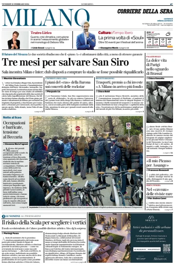 Corriere della Sera (Milano) - 23 Feb 2024