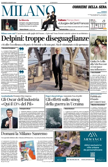 Corriere della Sera (Milano) - 15 Mar 2024