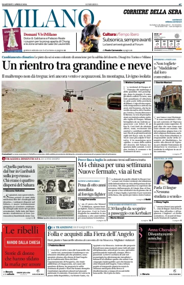 Corriere della Sera (Milano) - 2 Apr 2024