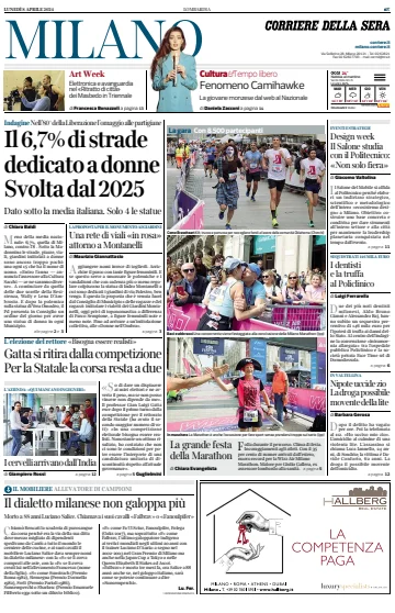 Corriere della Sera (Milano) - 8 Apr 2024