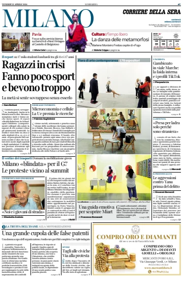Corriere della Sera (Milano) - 12 avr. 2024