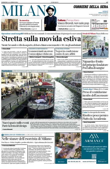 Corriere della Sera (Milano) - 14 Apr. 2024