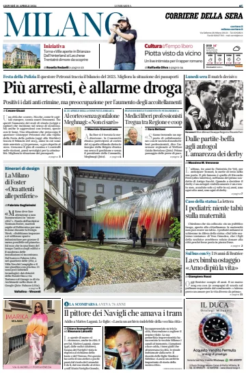 Corriere della Sera (Milano) - 18 Apr. 2024