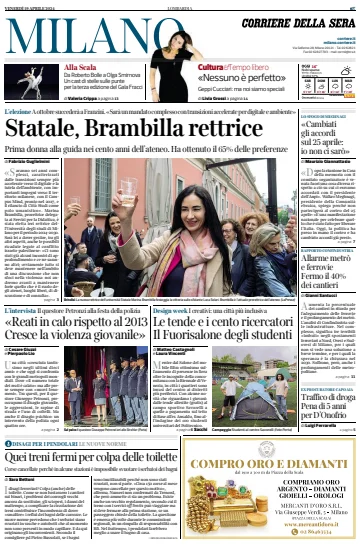 Corriere della Sera (Milano) - 19 四月 2024