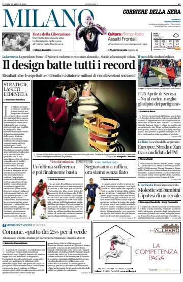 Corriere della Sera (Milano) - 22 avr. 2024