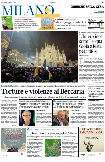 Corriere della Sera (Milano) - 23 abril 2024