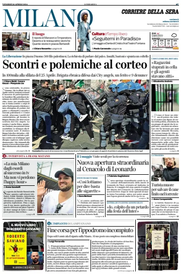 Corriere della Sera (Milano) - 26 4月 2024