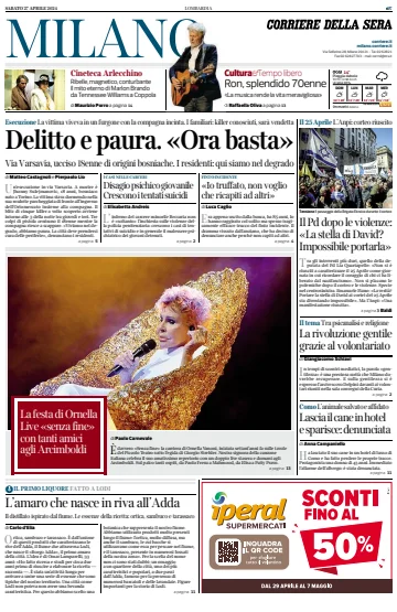 Corriere della Sera (Milano) - 27 4월 2024