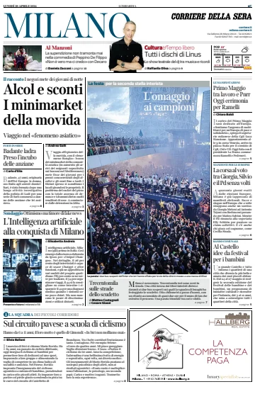 Corriere della Sera (Milano) - 29 4월 2024