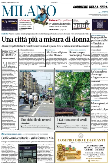 Corriere della Sera (Milano) - 29 Bealtaine 2024