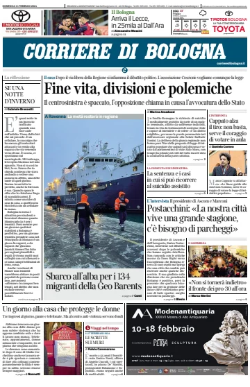 Corriere di Bologna - 11 Feb 2024