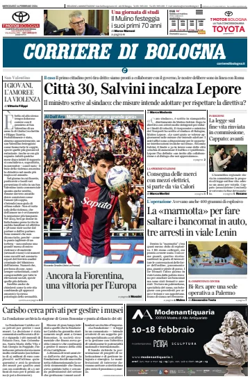 Corriere di Bologna - 14 Feb 2024