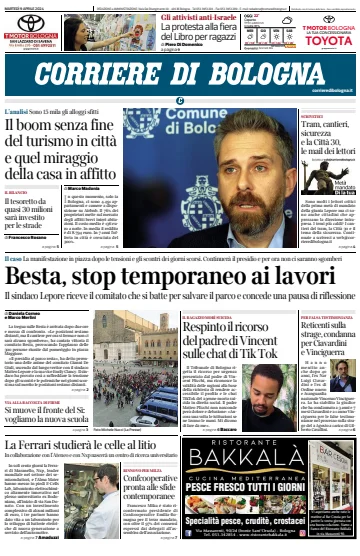 Corriere di Bologna - 09 Apr. 2024