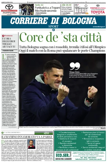 Corriere di Bologna - 22 4월 2024