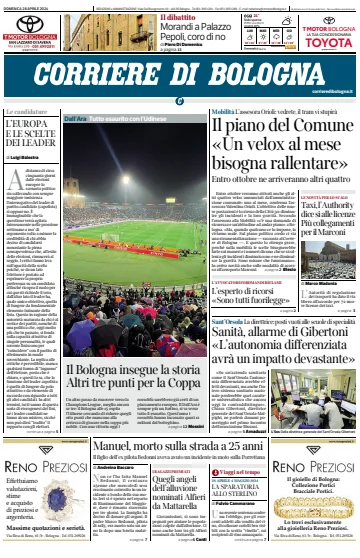 Corriere di Bologna - 28 4月 2024