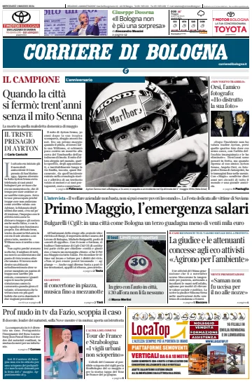 Corriere di Bologna - 01 mai 2024