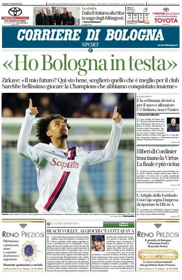 Corriere di Bologna - 27 Bealtaine 2024