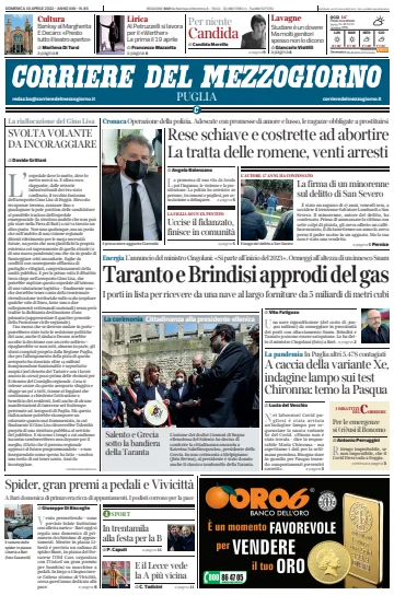 Corriere del Mezzogiorno (Puglia) - 10 Apr 2022