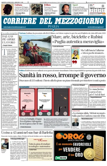 Corriere del Mezzogiorno (Puglia) - 12 Apr 2022