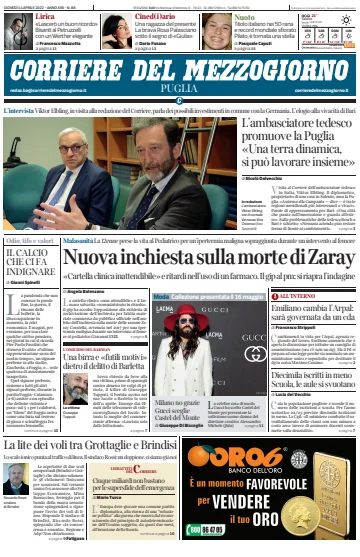 Corriere del Mezzogiorno (Puglia) - 14 Apr 2022