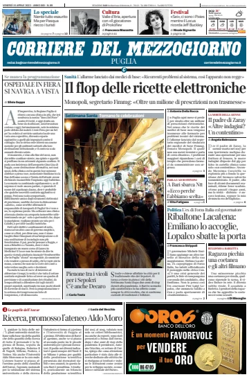 Corriere del Mezzogiorno (Puglia) - 15 Apr 2022