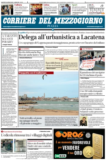 Corriere del Mezzogiorno (Puglia) - 19 Apr 2022