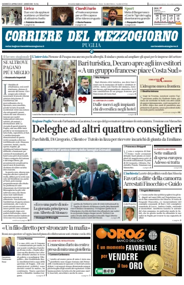 Corriere del Mezzogiorno (Puglia) - 21 Apr 2022
