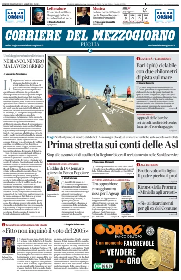 Corriere del Mezzogiorno (Puglia) - 29 Apr 2022