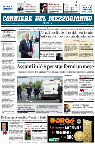 Corriere del Mezzogiorno (Puglia) - 30 Apr 2022