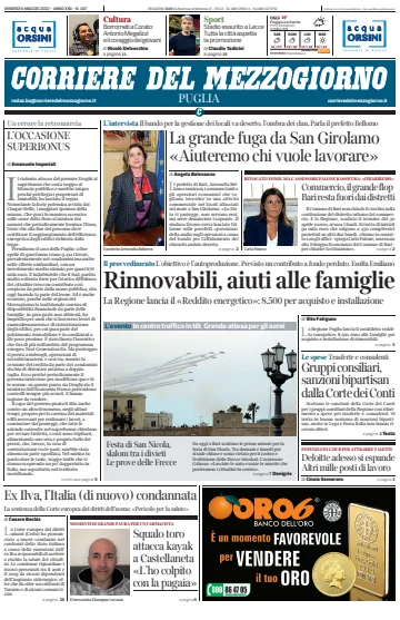 Corriere del Mezzogiorno (Puglia) - 6 May 2022