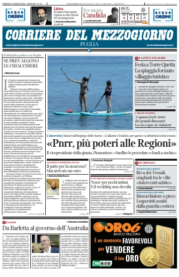 Corriere del Mezzogiorno (Puglia) - 22 May 2022