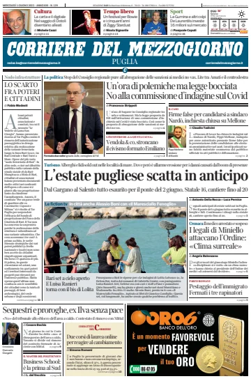 Corriere del Mezzogiorno (Puglia) - 1 Jun 2022