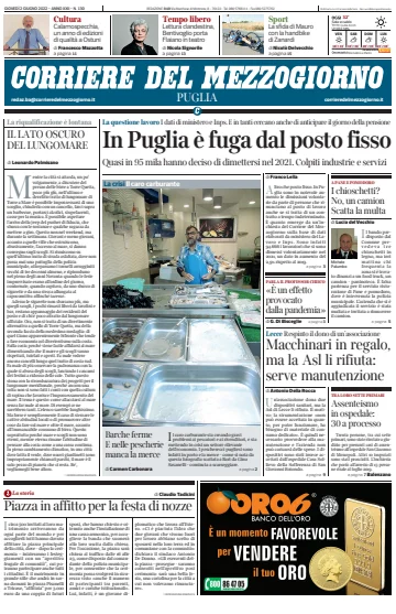 Corriere del Mezzogiorno (Puglia) - 2 Jun 2022