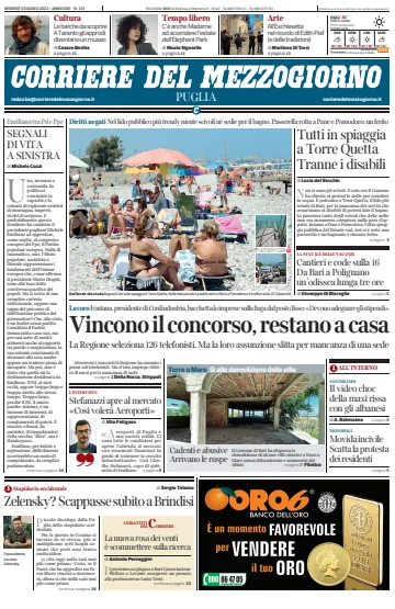 Corriere del Mezzogiorno (Puglia) - 3 Jun 2022
