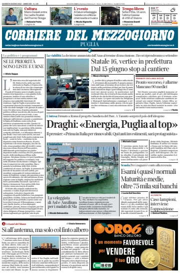 Corriere del Mezzogiorno (Puglia) - 9 Jun 2022