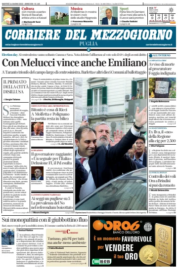 Corriere del Mezzogiorno (Puglia) - 14 Jun 2022