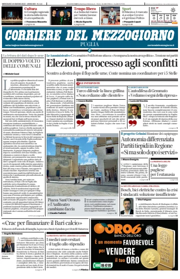 Corriere del Mezzogiorno (Puglia) - 15 Jun 2022